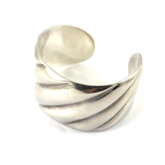 Vintage Sterling Silver 925 Mexico JRI Cuff Bracelet - Picture 3 of 3